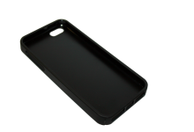 Чехол для iPhone 5/5S мягкий пластик, черный