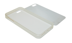 Для iPhone 5/5S со вставкой, прозрачный пластик