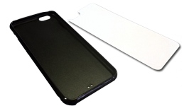 Чехол для iPhone 6 черный пластик (мягкий)