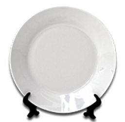 Белая тарелка 10 дюймов
