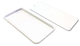 Чехол для iPhone 6 белый пластик (мягкий)